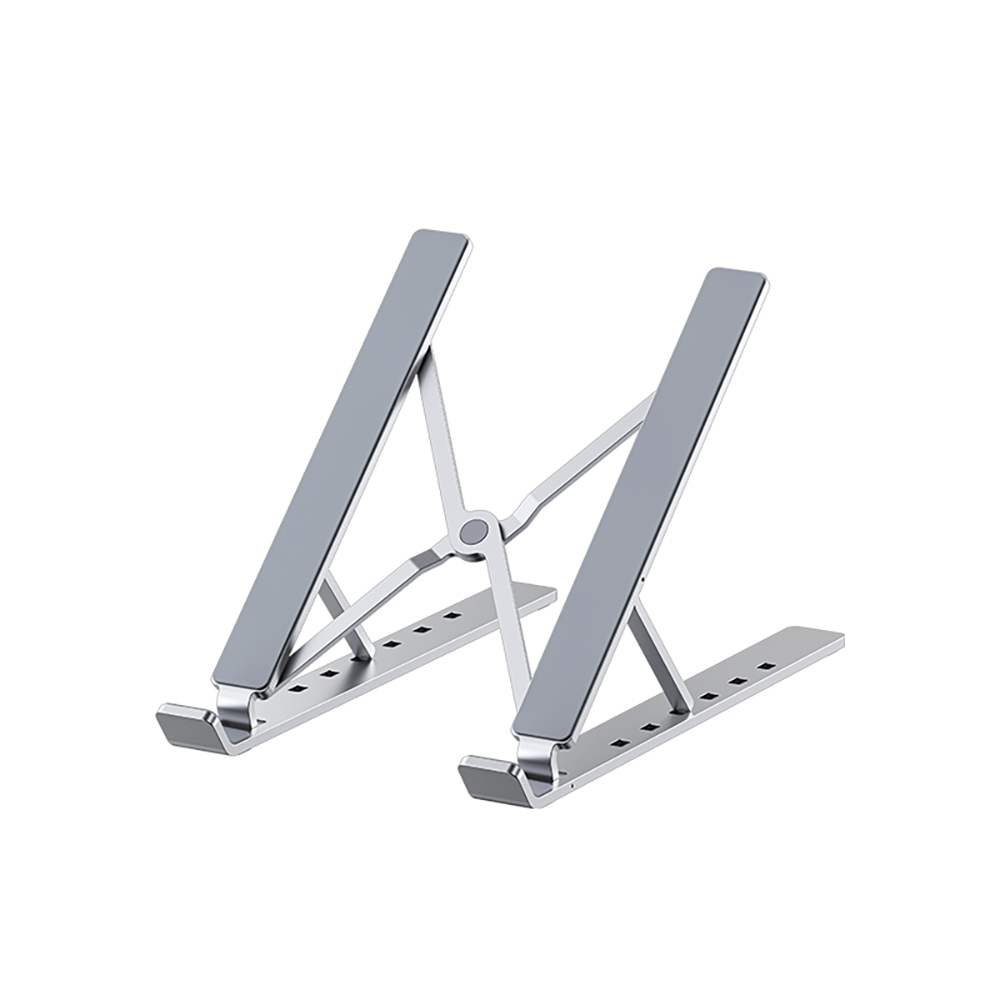 Recci RHO-M21 Çok Fonksiyonlu 5 Kademeli Ayarlanabilir Dizüstü Laptop Standı - Gümüş