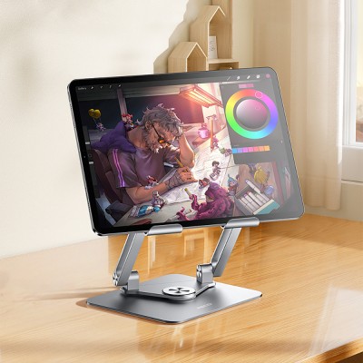 Recci RHO-M23 Adjustable Foldable 360 ​​Degree Rotating Tablet Stand - 8