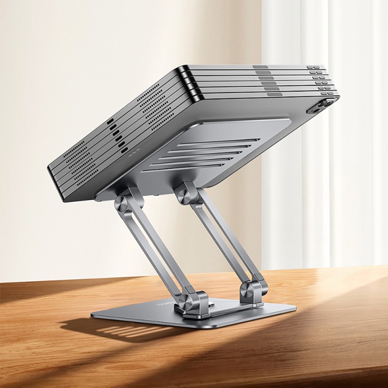 Recci RHO-M23 Adjustable Foldable 360 ​​Degree Rotating Tablet Stand - 9
