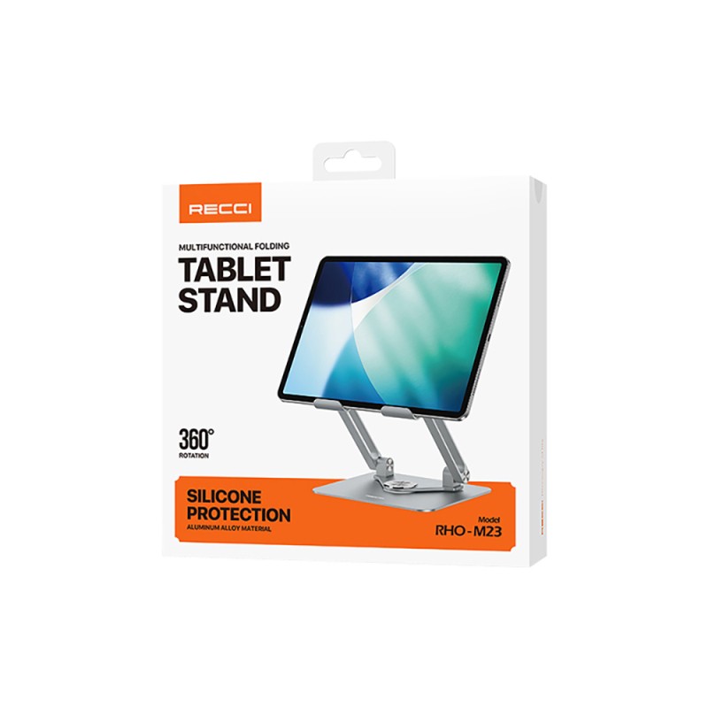 Recci RHO-M23 Ayarlanabilir Katlanabilir 360 Derece Dönebilen Tablet Standı - 13