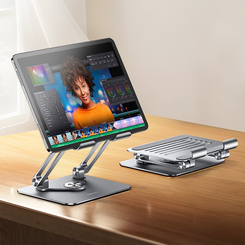Recci RHO-M23 Ayarlanabilir Katlanabilir 360 Derece Dönebilen Tablet Standı - 10