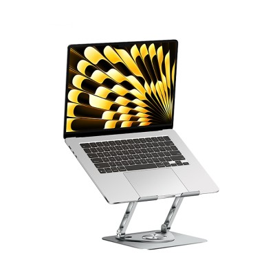 Recci RHO-M25 360 Degree Rotating Foldable Laptop Stand - 4