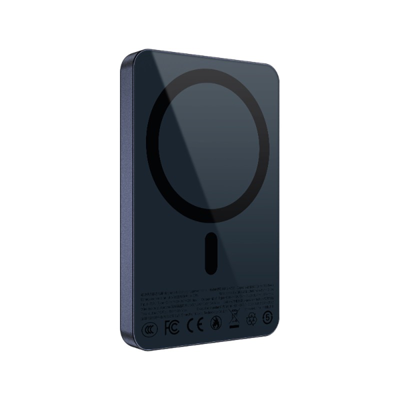 Recci RPB-W35 Ultra İnce PD 20W Hızlı Şarj Özellikli Wireless Powerbank 15W 5000mAh - 9