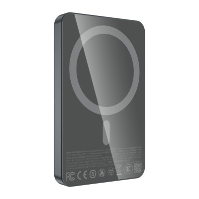 Recci RPB-W35A Ultra İnce PD 20W Hızlı Şarj Özellikli Wireless Powerbank 15W 5000mAh - 3