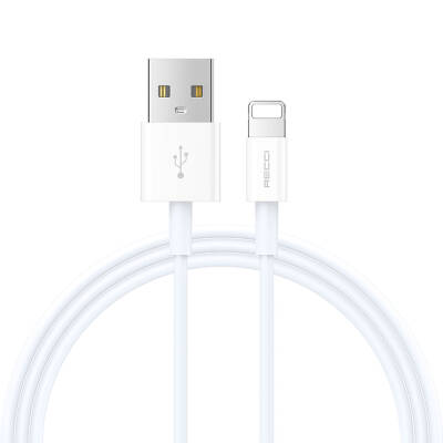 Recci RS06L USB-A to Lightning 2.4A Hızlı Şarj Özellikli Data ve Şarj Kablosu 1M - Recci