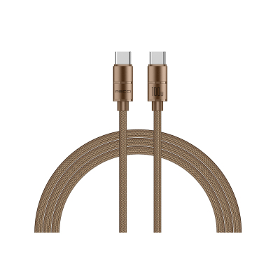 Recci RS08CC Warrior Serisi Type-C to Type-C 100W Hızlı Şarj Özellikli Data ve Şarj Kablosu 1.2M - Recci
