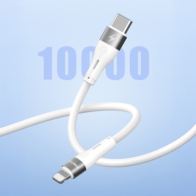 Recci RS11CL Type-C to Lightning PD Hızlı Şarj Özellikli Data ve Şarj Kablosu 20W 1M - 5