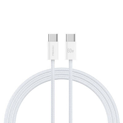 Recci RS13CC Nature Serisi 60W Hızlı Şarj Özellikli Type-C To Type-C PD Kablo 1.2M - Recci