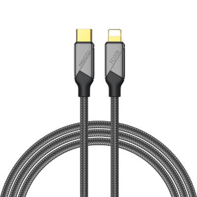 Recci RS18CL Voyage Serisi Type-C to Lightning PD 30W Hızlı Şarj Özellikli Data ve Şarj Kablosu 1.5M - Recci