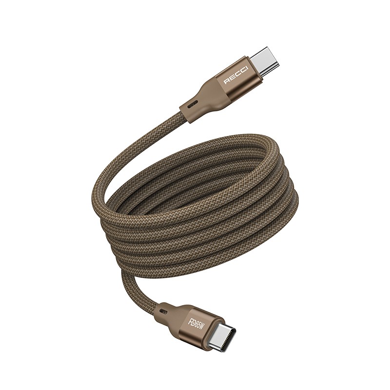 Recci RS23CC Magnetic Series Type-C to Type-C PD 65W Fast Charging Data and Charging Cable 1M - 2