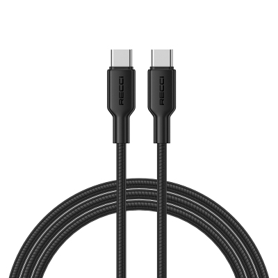 Recci RS56CC Type-C to Type-C PD Fast Charging Data and Charging Cable 100W 1.2M - Recci