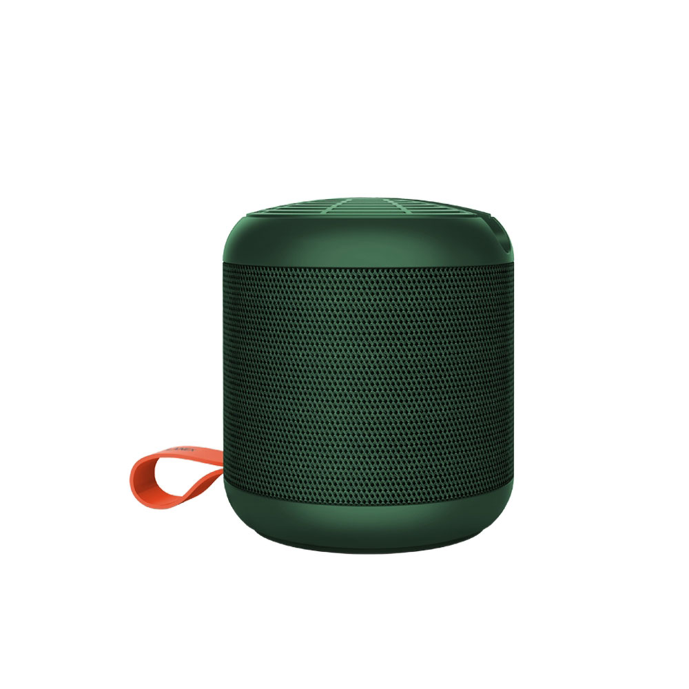 Recci RSK-W09 Mozart Serisi Hi-Fi Askılı Telefon Tutuculu Wireless Bluetooth 5.0 Speaker Hoparlör 1200mAh - Koyu Yeşil