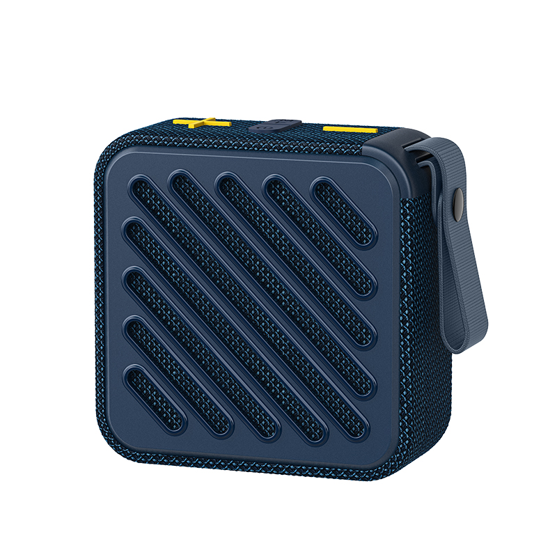 Recci RSK-W33 Mocca Serisi TF/AUX/USB Askılı Akıllı Wireless Bluetooth 5.3 Speaker Hoparlör - Mavi
