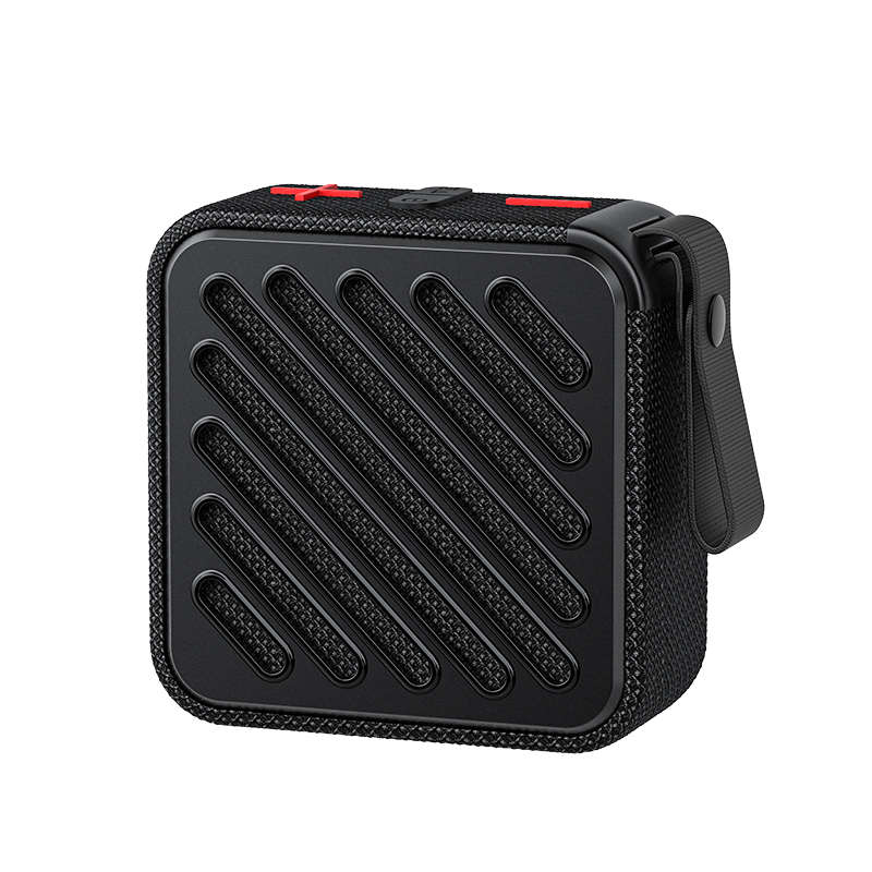 Recci RSK-W33 Mocca Serisi TF/AUX/USB Askılı Akıllı Wireless Bluetooth 5.3 Speaker Hoparlör - Siyah