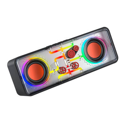 Recci RSK-W38 Space Station Series RGB LED Lighted Bluetooth Speaker - Recci