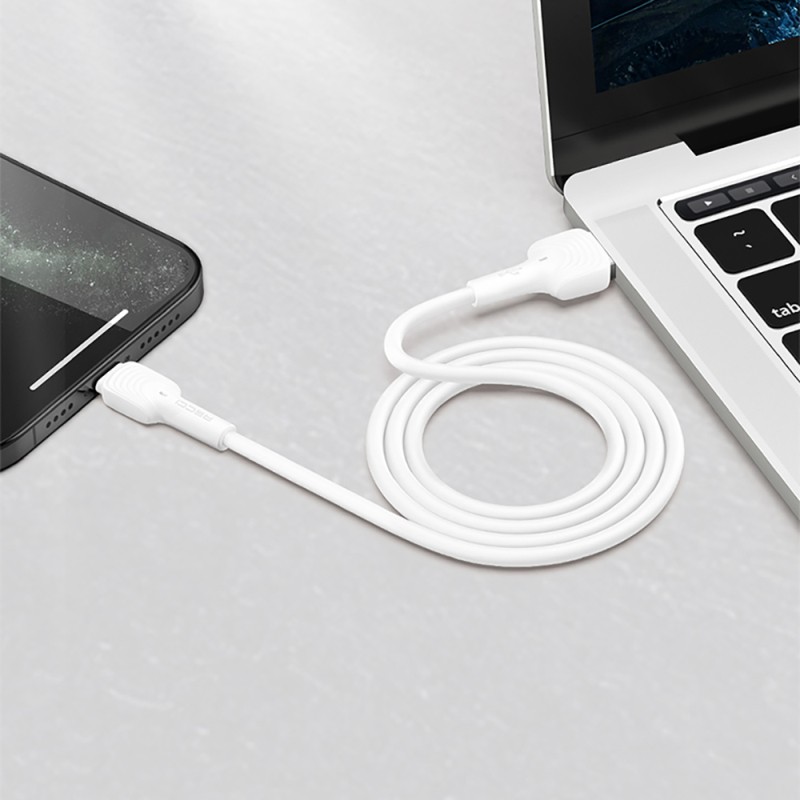 Recci RTC-N26C USB-A to Type-C Hızlı Şarj Özellikli Data ve Şarj Kablosu 1M - 5