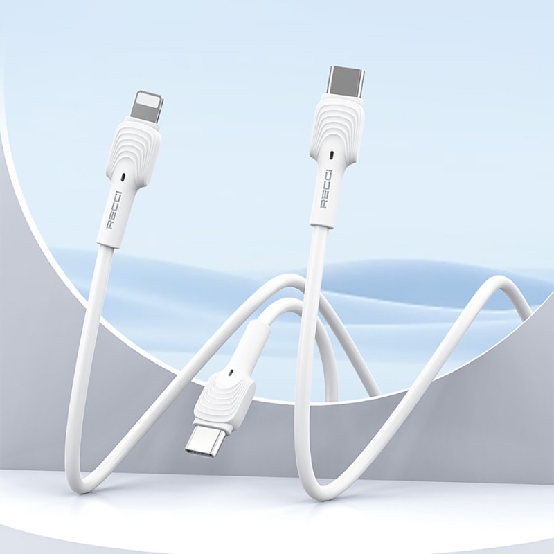 Recci RTC-N26CC Type-C to Type-C PD Fast Charging Data and Charging Cable 60W 1M - 4