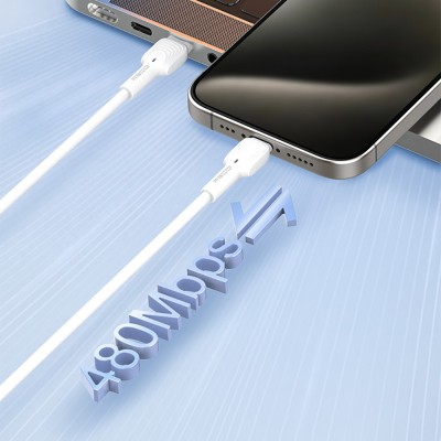 Recci RTC-N26CC Type-C to Type-C PD Fast Charging Data and Charging Cable 60W 1M - 6