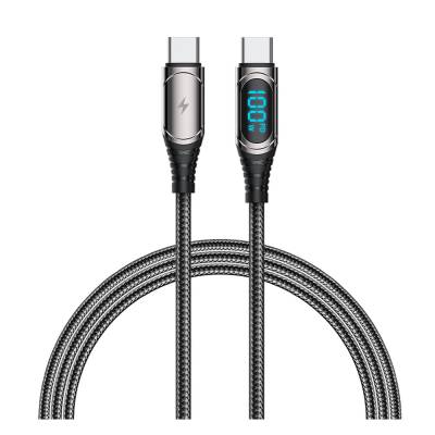 Recci RTC-P21CCPD Ghost Serisi 100W Hızlı Şarj Özellikli Type-C To Type-C PD Kablo 1.2M - Recci