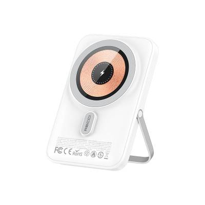 Recci W08 Metal Standlı 15W M-safe Şarj Özellikli 20W PD Hızlı Şarj Powerbank 10000mAh - Recci