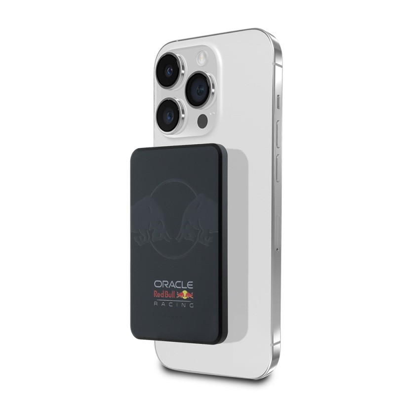 Redbull Original Licensed Magsafe Charging Feature Digital LED Display Double Bull Printed Powerbank 5000mAh 15W - 2