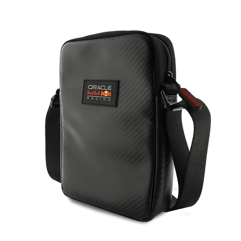 Redbull Original Licensed PU Carbon Fiber Design 8 Inch Crossbody Body Bag - 3