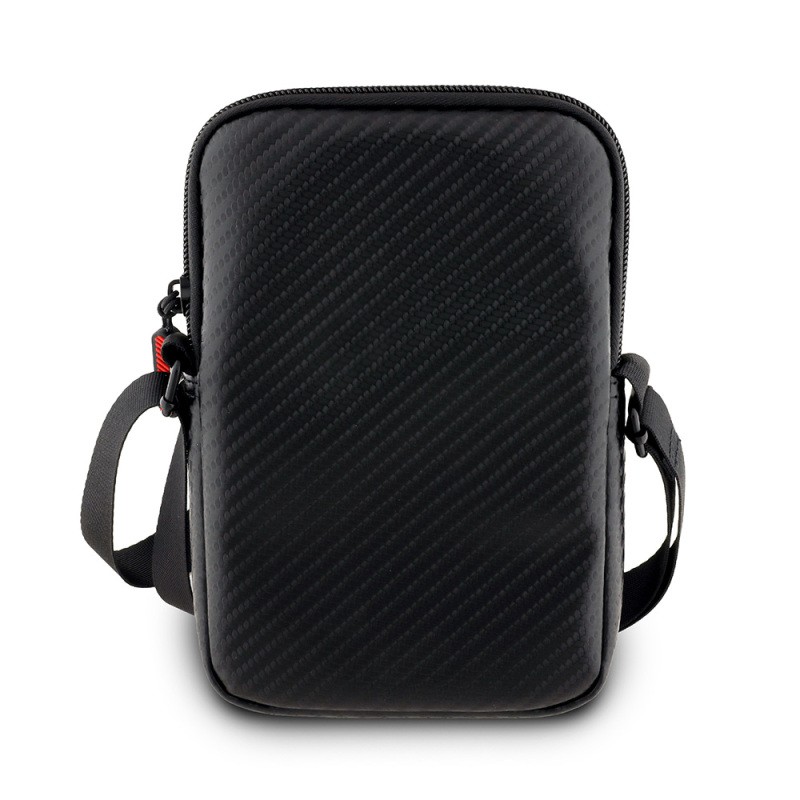 Redbull Original Licensed PU Carbon Fiber Design Cross Body Accessory Bag - 4