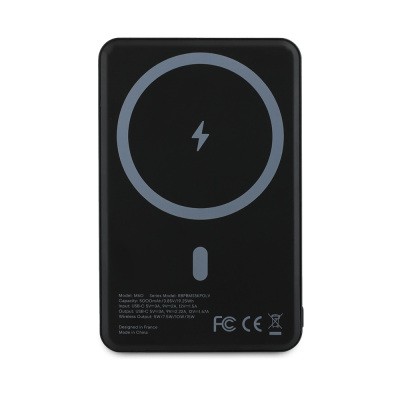 Redbull Orjinal Lisanslı M-safe Şarj Özellikli Dijital LED Göstergeli Kırmızı Şeritli Powerbank 5000mAh 15W - 4