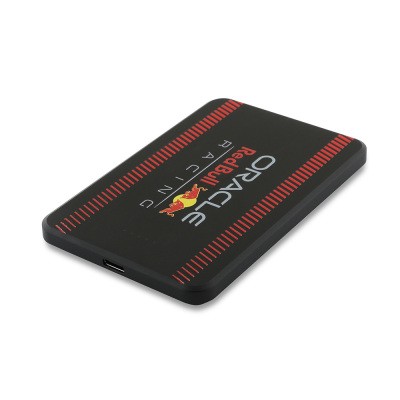 Redbull Orjinal Lisanslı M-safe Şarj Özellikli Dijital LED Göstergeli Kırmızı Şeritli Powerbank 5000mAh 15W - 5