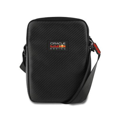 Redbull Orjinal Lisanslı PU Karbon Fiber Tasarımlı 8 inç Çapraz Vücut Çantası - Redbull