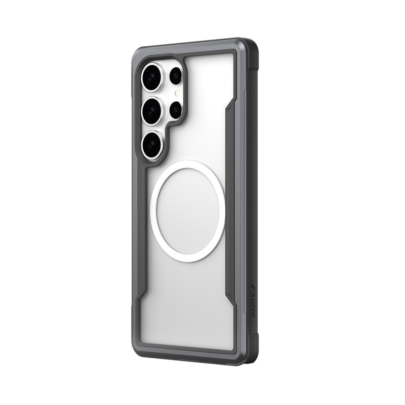 Samsung Galaxy S25 Ultra Case Magsafe Charging Feature Airbag Raptic Shield Series Transparent Back Surface Cover - 5