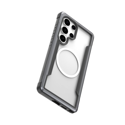 Samsung Galaxy S25 Ultra Case Magsafe Charging Feature Airbag Raptic Shield Series Transparent Back Surface Cover - 9
