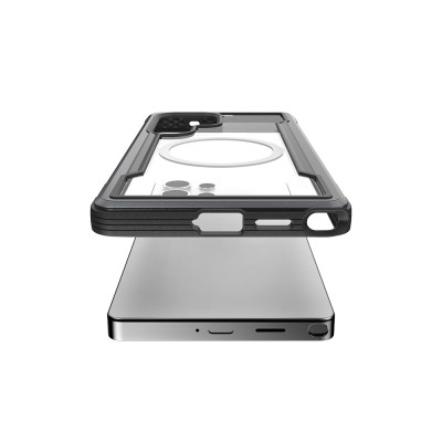 Samsung Galaxy S25 Ultra Case Magsafe Charging Feature Airbag Raptic Shield Series Transparent Back Surface Cover - 14