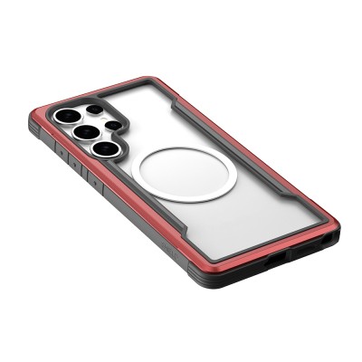Samsung Galaxy S25 Ultra Case Magsafe Charging Feature Airbag Raptic Shield Series Transparent Back Surface Cover - 20