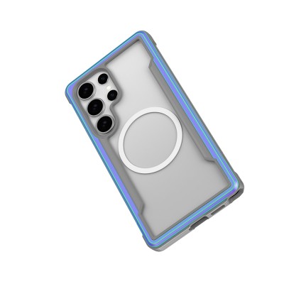 Samsung Galaxy S25 Ultra Case Magsafe Charging Feature Airbag Raptic Shield Series Transparent Back Surface Cover - 28