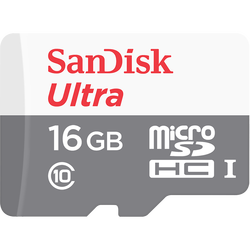 Sandisk Ultra 16 GB 80 MB/S Micro SD Hafıza Kartı - Thumbnail