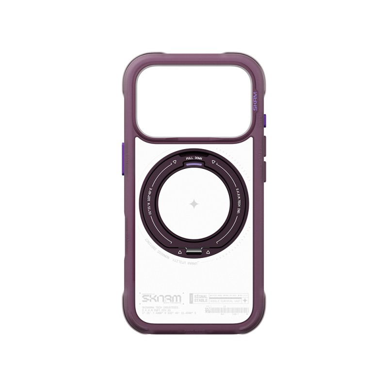 Skinarma Atlas Case for Apple iPhone 18 Pro Max – M-Safe Charging Compatible, Airbag Design, with Stand - 9