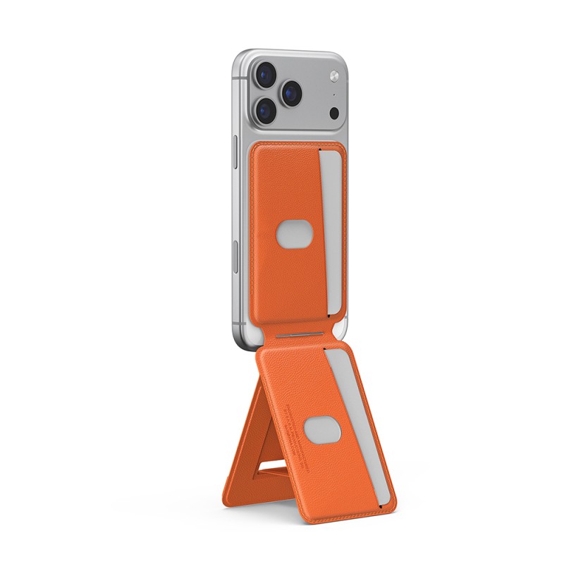 Skinarma Axis Series Foldable Stand Featured Leather Design Card Holder - 19