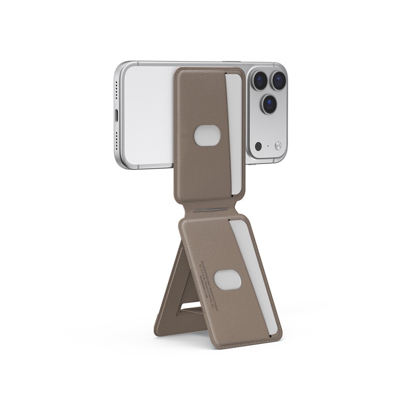 Skinarma Axis Serisi Foldable Stand Özellikli Deri Tasarımlı Kartlık - 12