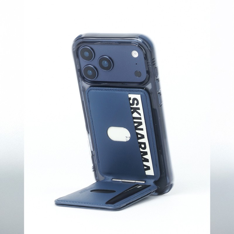 Skinarma Axis Serisi Foldable Stand Özellikli Deri Tasarımlı Kartlık - 22