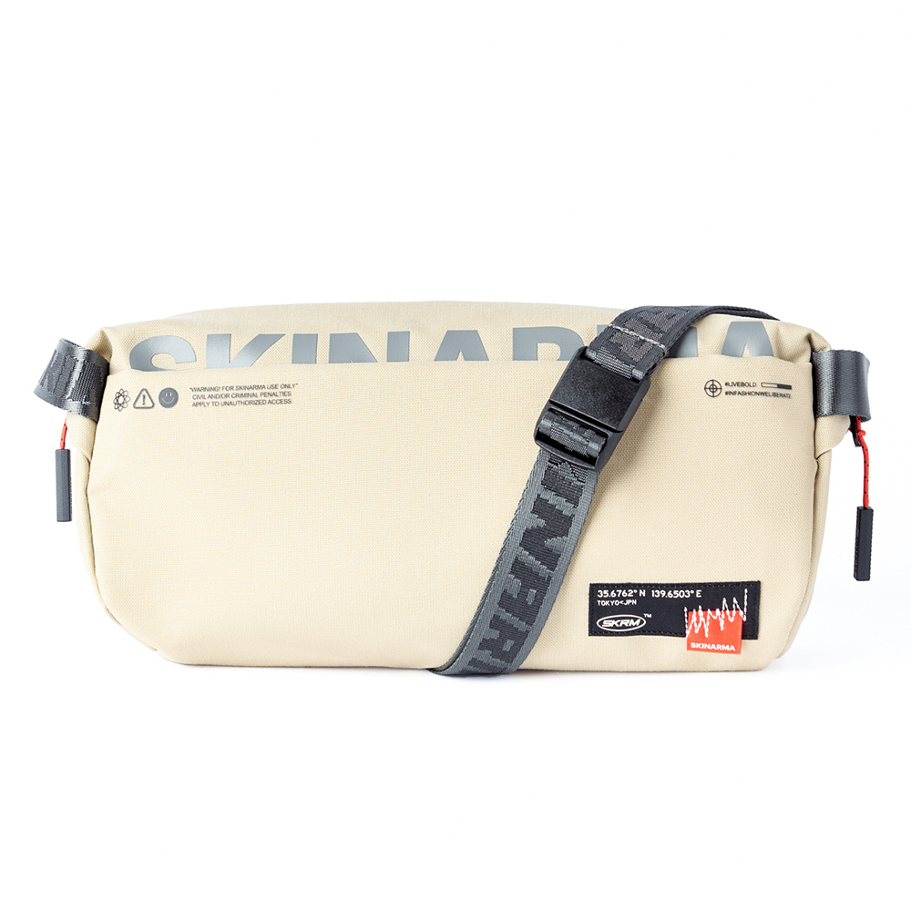 Skinarma Crossbody Fardel Çapraz Vücut Çantası - Krem