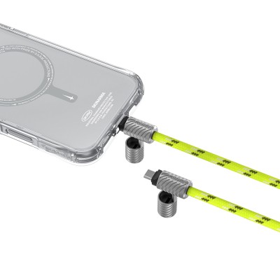 Skinarma DynoVE Serisi Type-C to Type-C Askı İpi Tasarımlı Şarj ve Data Kablosu - 9