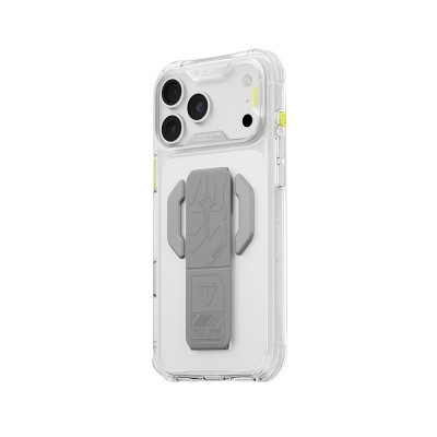 Skinarma Helio CE Mag Charge Case for Apple iPhone 18 Pro Max – Tech-Patterned Cover with MagSafe Charging & Stand - 6
