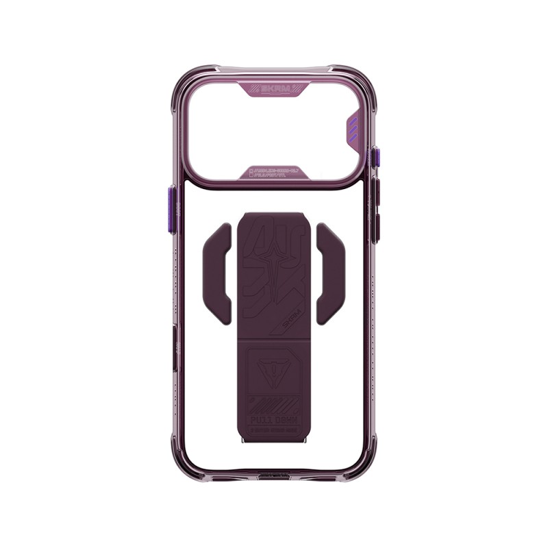 Skinarma Helio CE Mag Charge Case for Apple iPhone 18 Pro – Tech-Patterned, M-Safe Charging Compatible, with Stand - 11