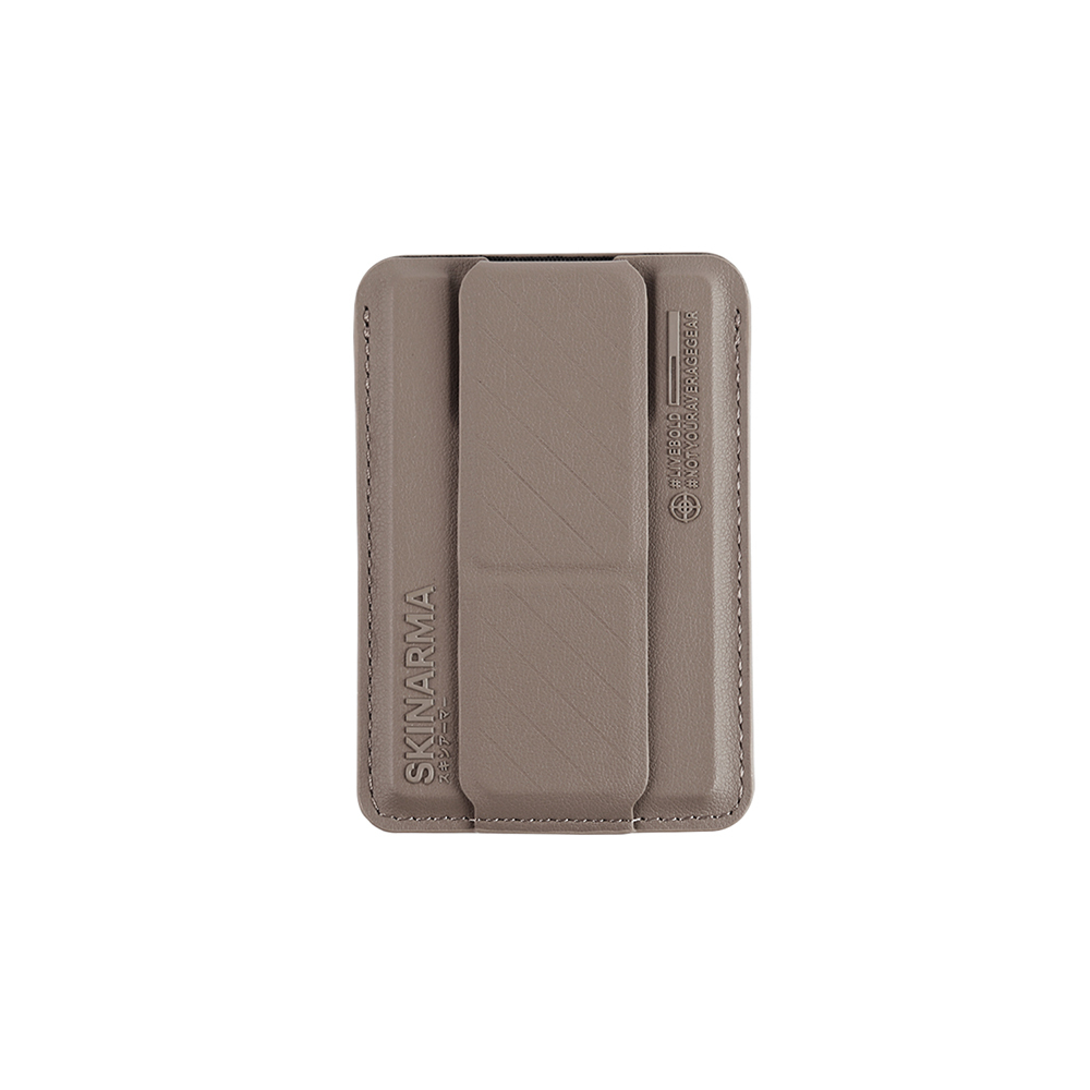 SkinArma Kado 2 Hazneli Magnetik Standlı Kartlık - Gold