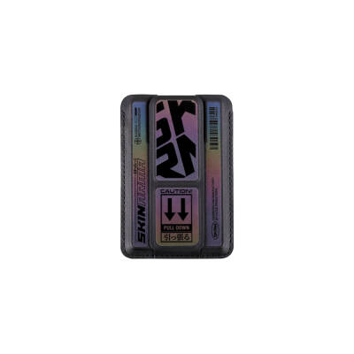SkinArma Kado Kira Kobai Holographic Design Leather Look Card Holder Stand - Skinarma