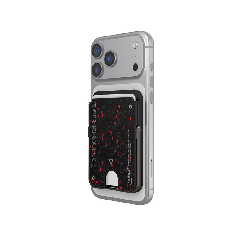 Skinarma Metal Designed 2-Chamber Vector Series Magnetic Stand Card Holder - 8