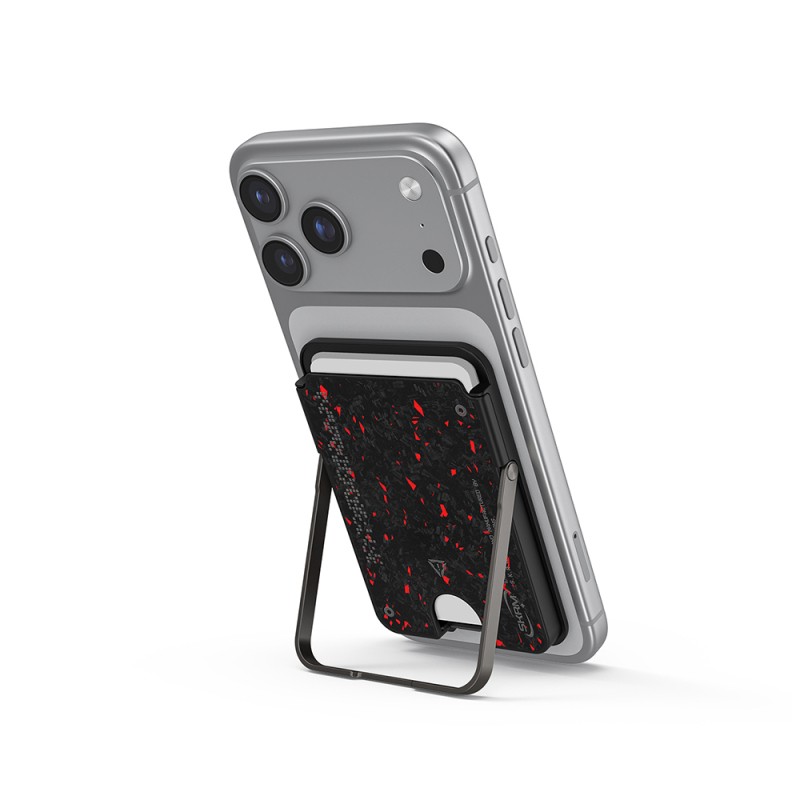 Skinarma Metal Designed 2-Chamber Vector Series Magnetic Stand Card Holder - 9