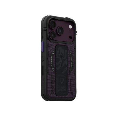 SkinArma Phantom Case for Apple iPhone 18 Pro Max – M-Safe Charging Compatible, Airbag Design, with Stand - 1