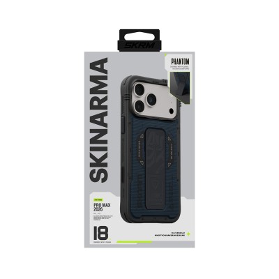 SkinArma Phantom Case for Apple iPhone 18 Pro Max – M-Safe Charging Compatible, Airbag Design, with Stand - 25